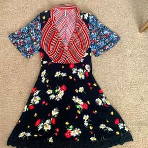 Free people colorful dress size 4